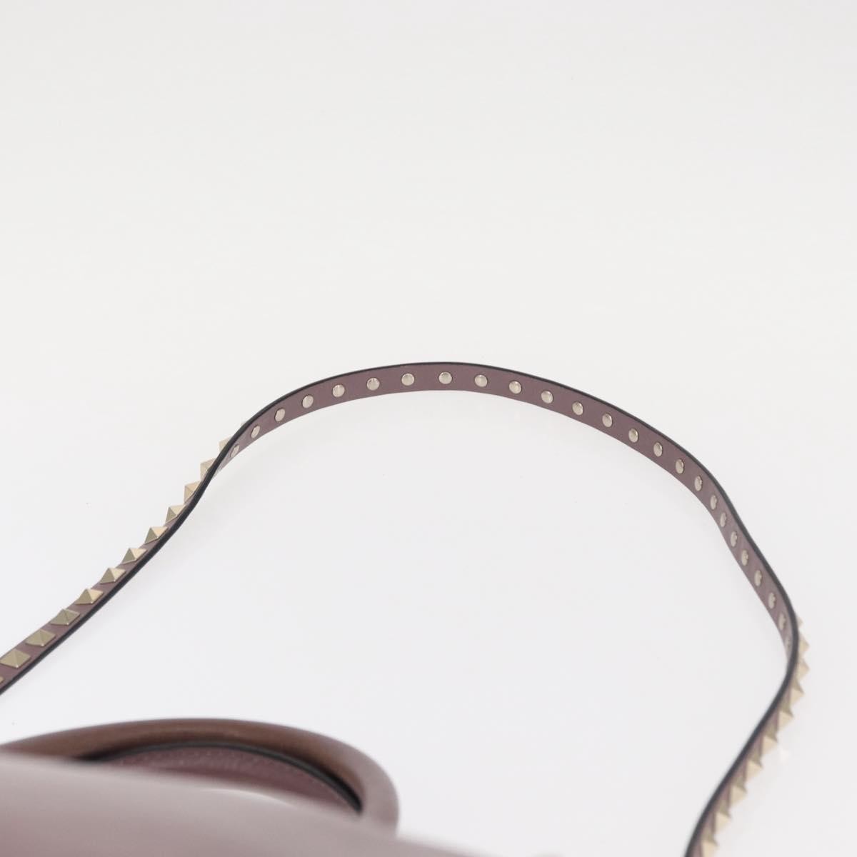 Valentino Garavani Rockstud Tote Rigid Leather, PURPLE, LEATHER, Handbag