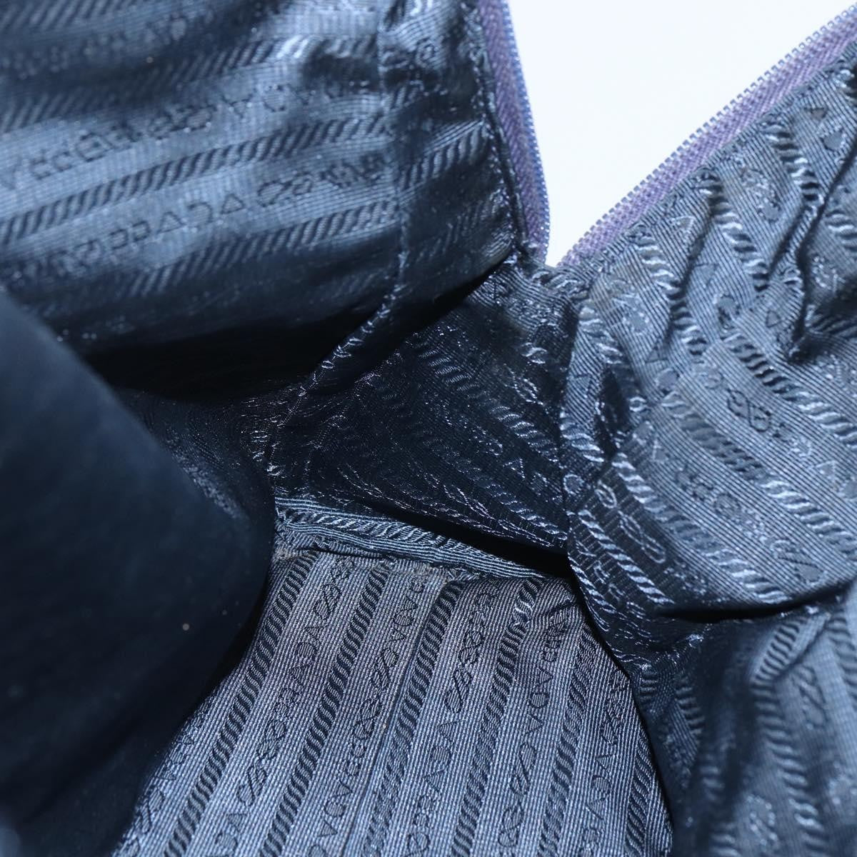 Prada Bowling Shoulder Bag Tessuto, NAVY, NYLON, Shoulder bag