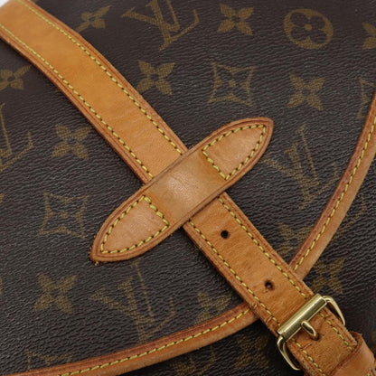 Louis Vuitton Saumur Handbag Monogram Canvas, BROWN, CANVAS, Shoulder bag