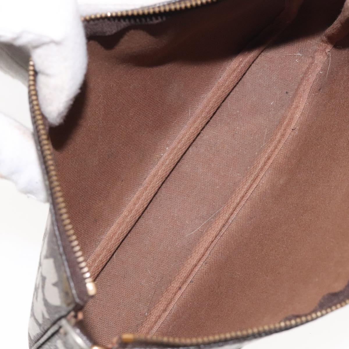 Louis Vuitton Pochette Accessoires Limited Edition Monogram Graffiti, BROWN, CANVAS, Clutche & pouche