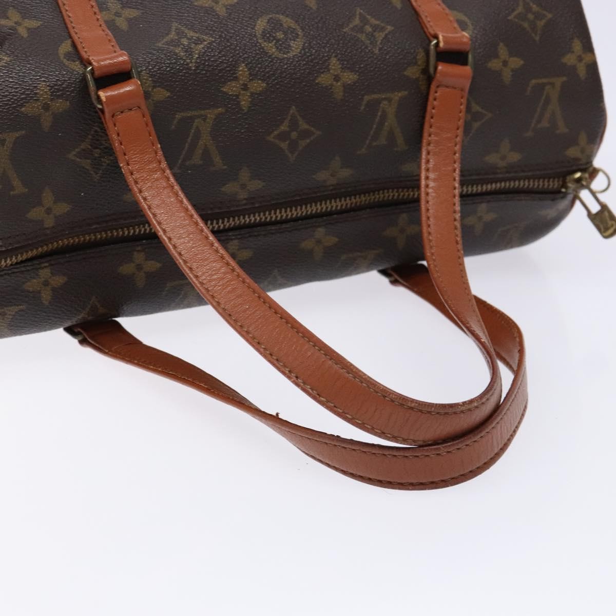 Louis Vuitton Papillon Handbag Monogram Canvas, BROWN, CANVAS, Handbag