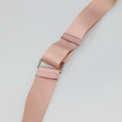 Prada Buckle Messenger Bag Tessuto, PINK, NYLON, Shoulder bag