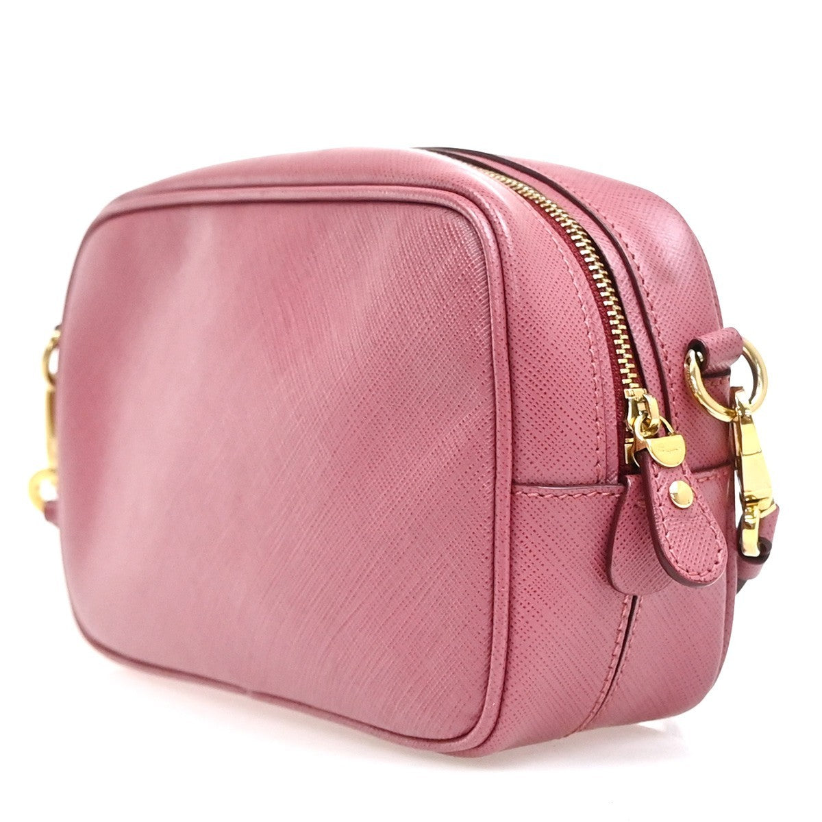 Salvatore Ferragamo Gancini Shoulder Bag Leather, Pink, Leather, Shoulder Bag