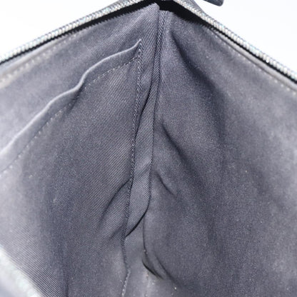 Louis Vuitton Discovery Pochette Monogram Shadow Leather, BLACK, LEATHER, Clutche & pouche