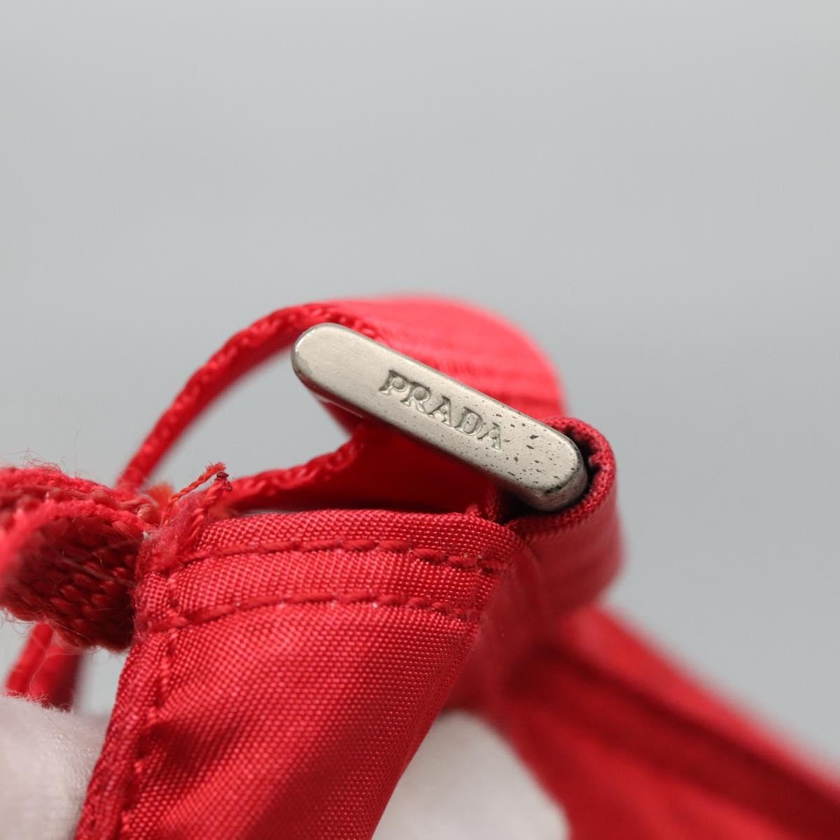 Prada Flat Messenger Bag Tessuto, Red, Nylon, Shoulder Bag