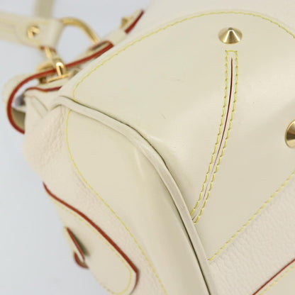 Louis Vuitton Suhali Le Radieux Handbag Leather, WHITE, LEATHER, Handbag