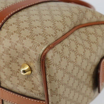 Celine Macadam Handbag Macadam with leather, BEIGE, PVC, Handbag