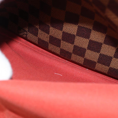 Louis Vuitton Naviglio Handbag Damier, BROWN, CANVAS, Shoulder bag
