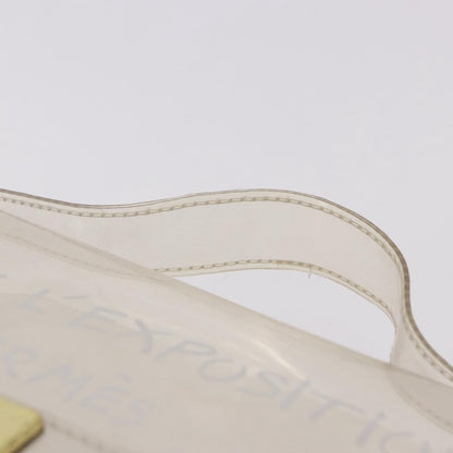 Hermes Kelly Handbag Vinyl, Clear, Plastic, Handbag