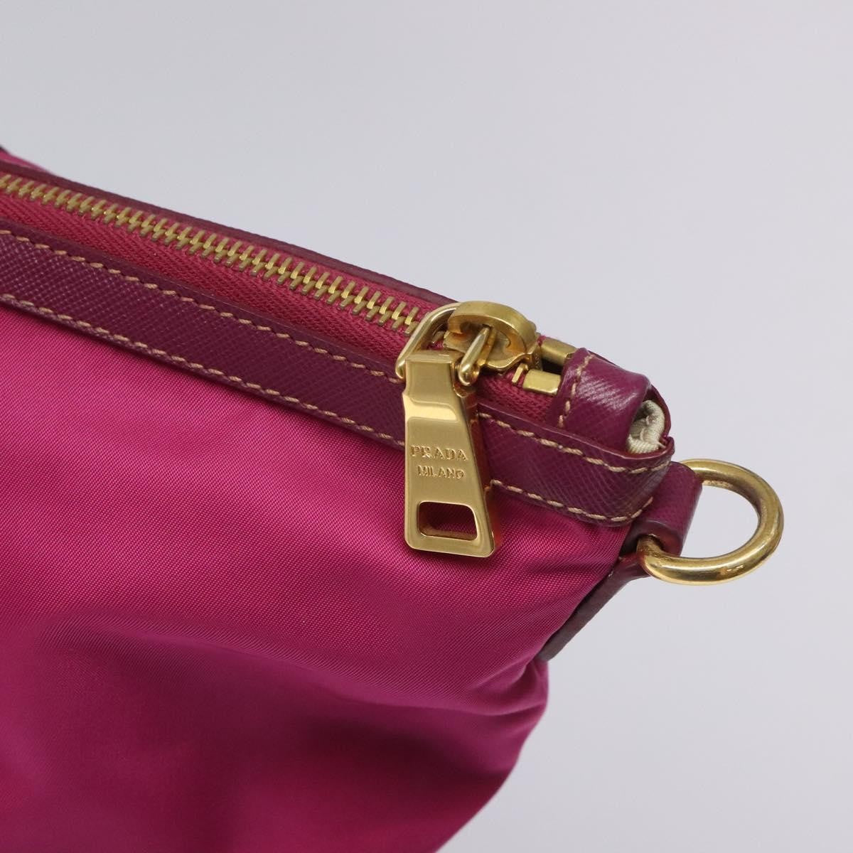 Prada Convertible Zip Tote Tessuto, PINK, NYLON, Tote bag