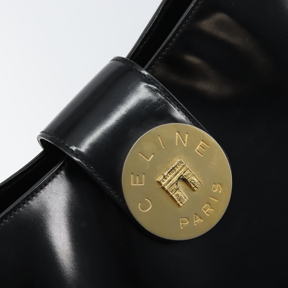 Celine Handbag Patent leather, BLACK, PATENT_LEATHER, Shoulder bag