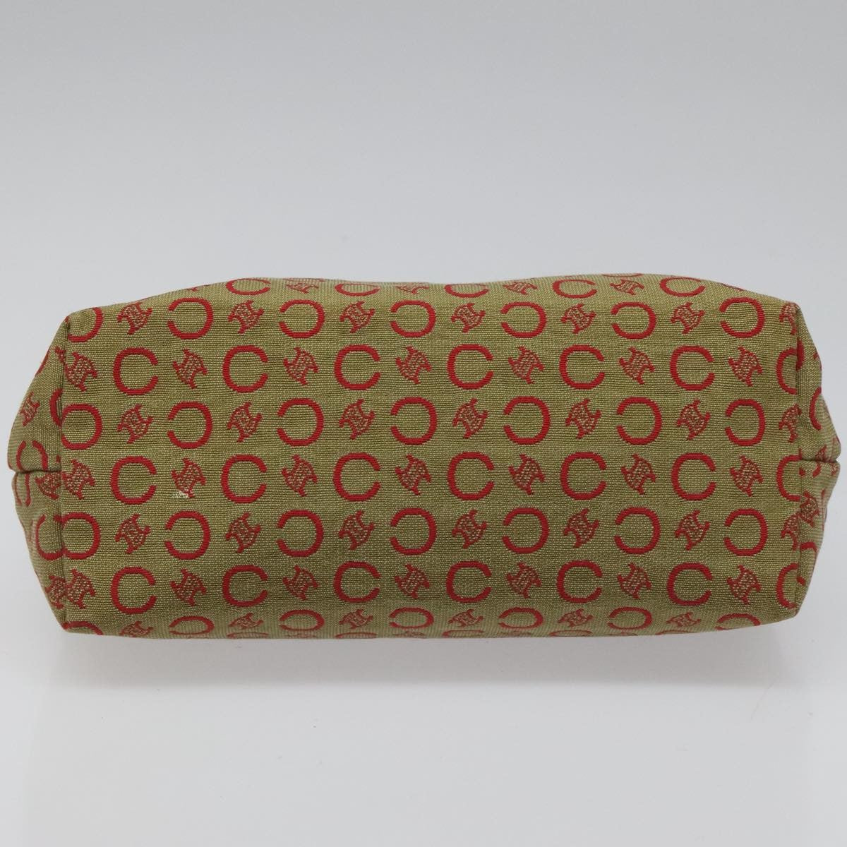 Celine C Macadam Pouch Canvas, BEIGE, CANVAS, Clutche & pouche