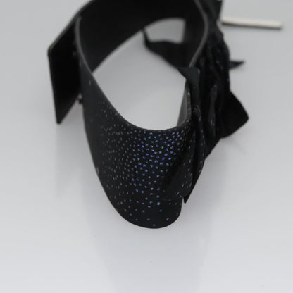 Chanel Vintage bow belt Leather, BLACK, LEATHER, Belts