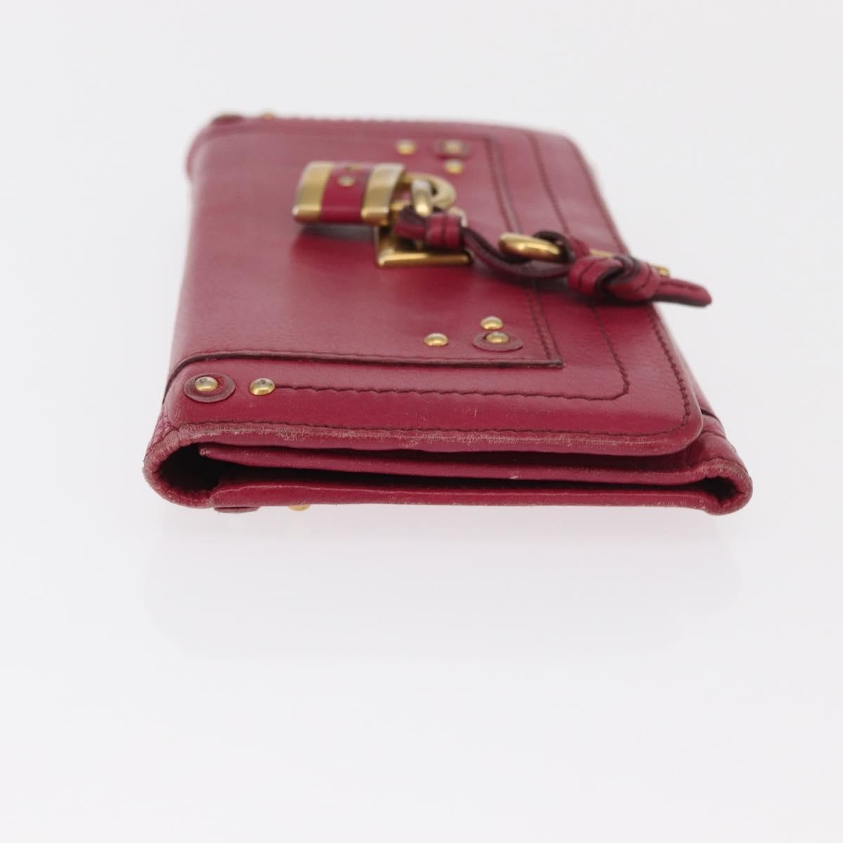 Chloe Paddington Wallet Leather, PINK, LEATHER, Wallets