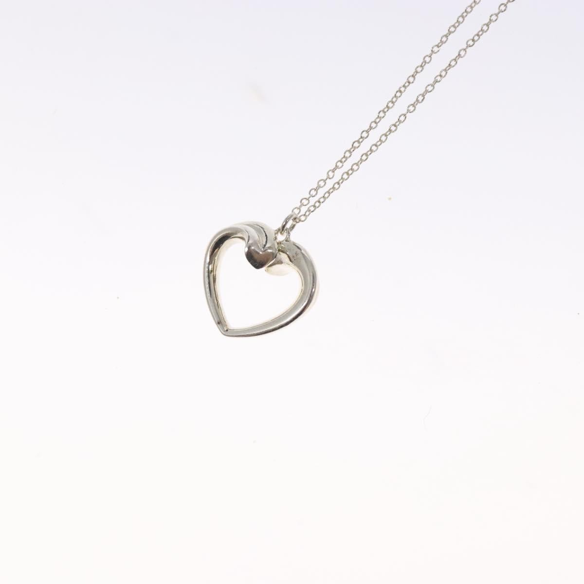 Tiffany & Co. Paloma Picasso Tenderness Heart Pendant Necklace Sterling Silver, SILVER, SILVER, Necklace