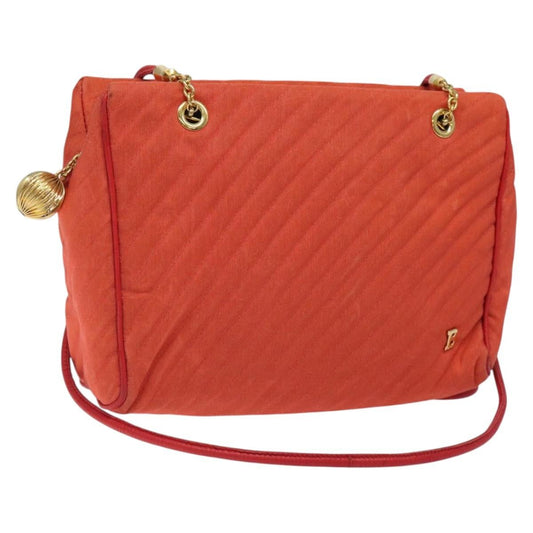 Bally Vintage Shoulder Bag Nylon, ORANGE, NYLON, Shoulder bag
