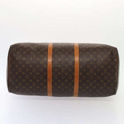 Louis Vuitton Keepall Bag Monogram Canvas, BROWN, CANVAS, Travel bag