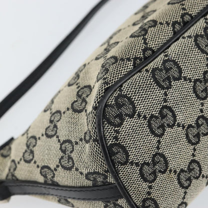 Gucci Vintage Boat Pochette GG Canvas, BLACK, CANVAS, Clutche & pouche