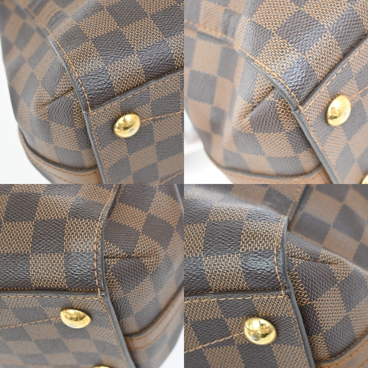 Louis Vuitton Greenwich Bag Damier, BROWN, CANVAS, Bag