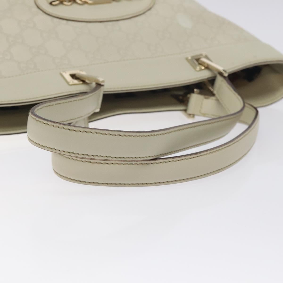 Gucci Punch Tote Guccissima Leather, WHITE, CANVAS, Tote bag