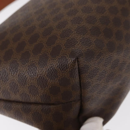 Celine Vintage Macadam Handbag Canvas, BROWN, CANVAS, Handbag