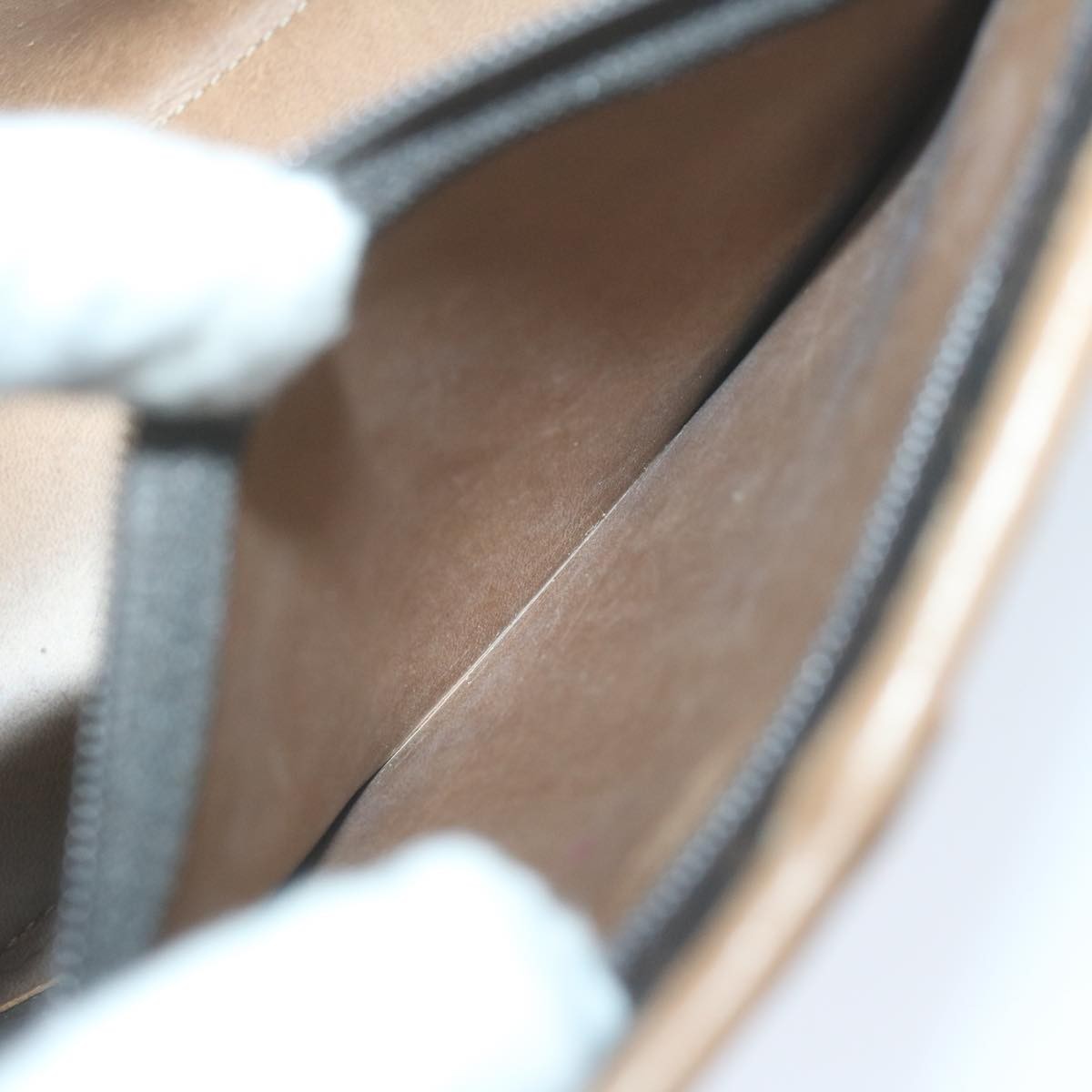 Christian Dior Vintage Honeycomb Handbag Canvas Leather, BLACK, CANVAS, Handbag