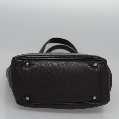 Chanel Chocolate Bar Coco Mark handbag Caviar skin, BROWN, LEATHER, Handbag