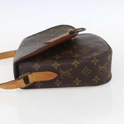 Louis Vuitton Saint Cloud Handbag Monogram Canvas, BROWN, CANVAS, Shoulder bag