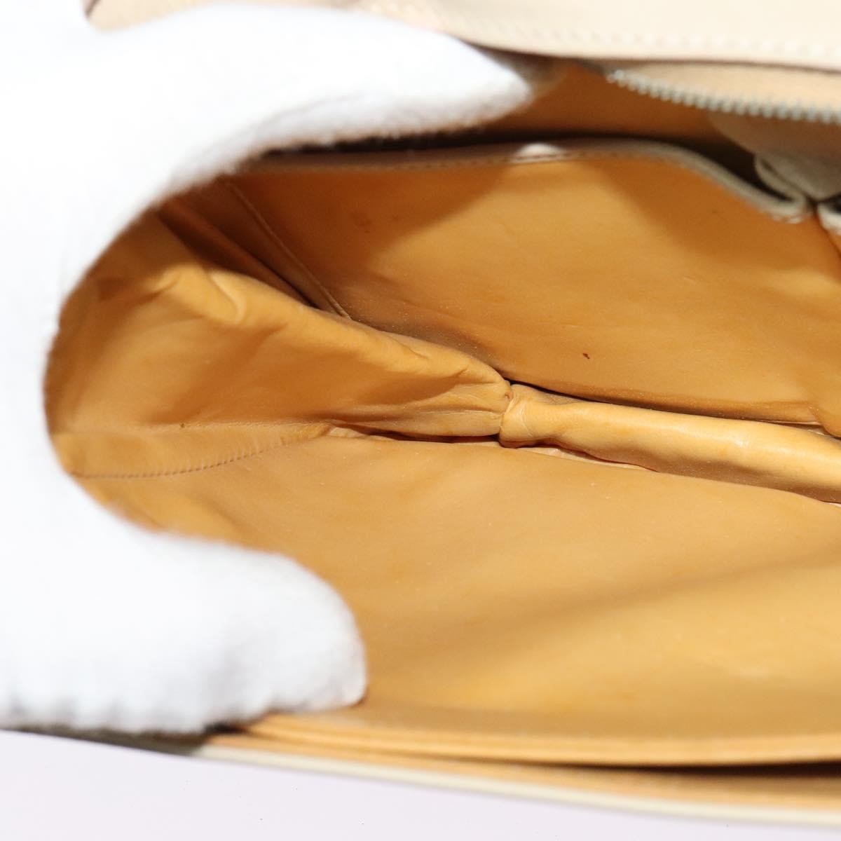 Celine Shoulder Bag Leather, BEIGE, LEATHER, Shoulder bag