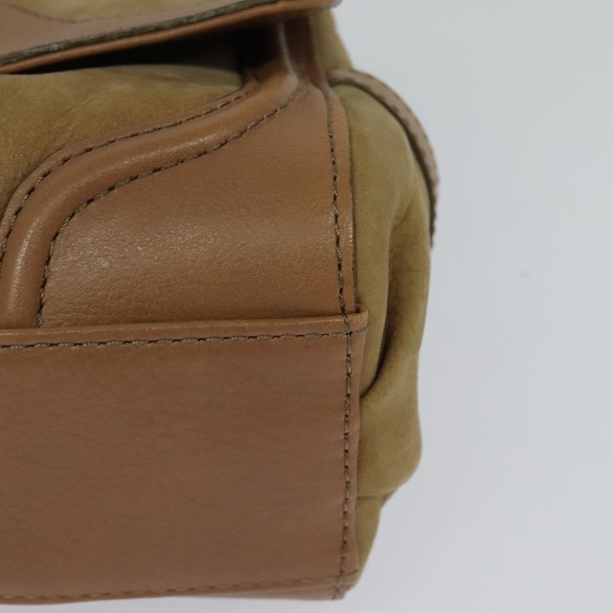 Burberry Blue Label Handbag Suede, BEIGE, SUEDE, Handbag