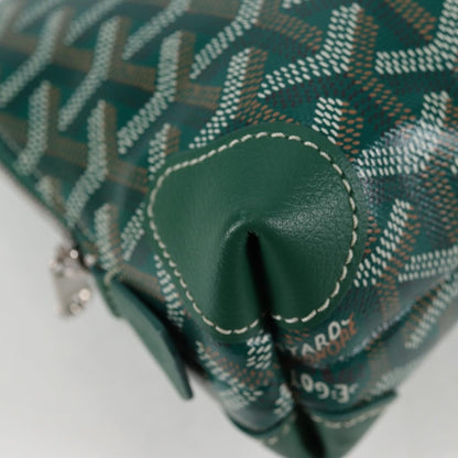 Goyard Vendome cosmetic pouch Canvas, GREEN, CANVAS, Clutche & pouche