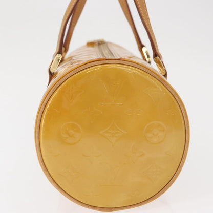 Louis Vuitton Bedford Handbag Monogram Vernis, YELLOW, PATENT_LEATHER, Handbag