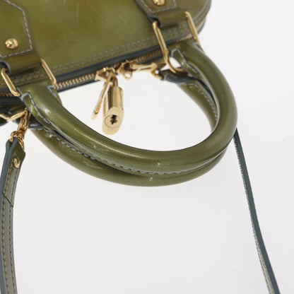 Louis Vuitton Alma Handbag Patent Leather, KHAKI, PATENT_LEATHER, Handbag