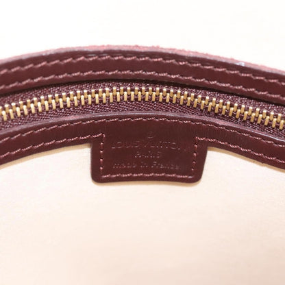 Louis Vuitton Alma Handbag Mini Lin, RED, CANVAS, Handbag