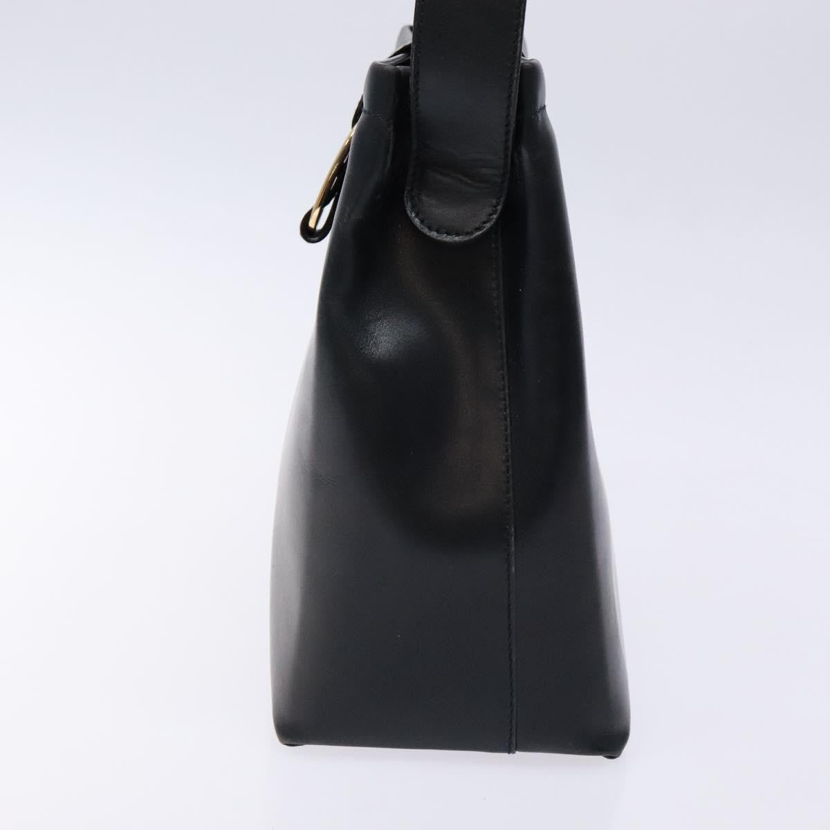 Salvatore Ferragamo Vala Shoulder Bag Leather, NAVY, LEATHER, Shoulder bag