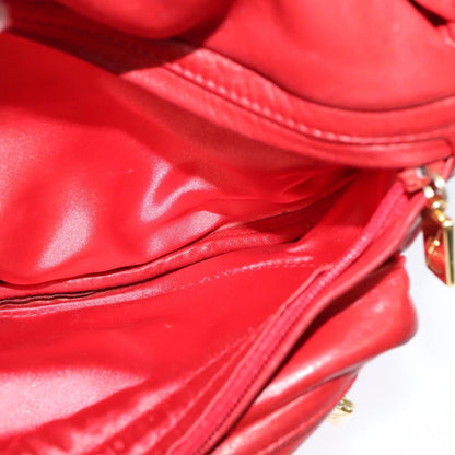 Gucci Waist Bag Leather, RED, LEATHER, Shoulder bag