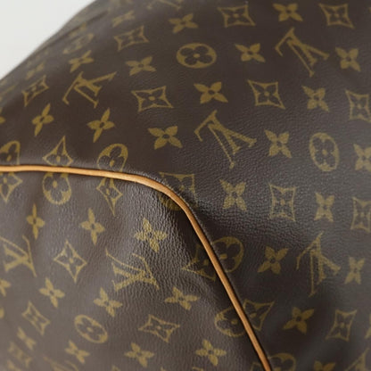 Louis Vuitton Keepall Bag Monogram Canvas, BROWN, CANVAS, Travel bag