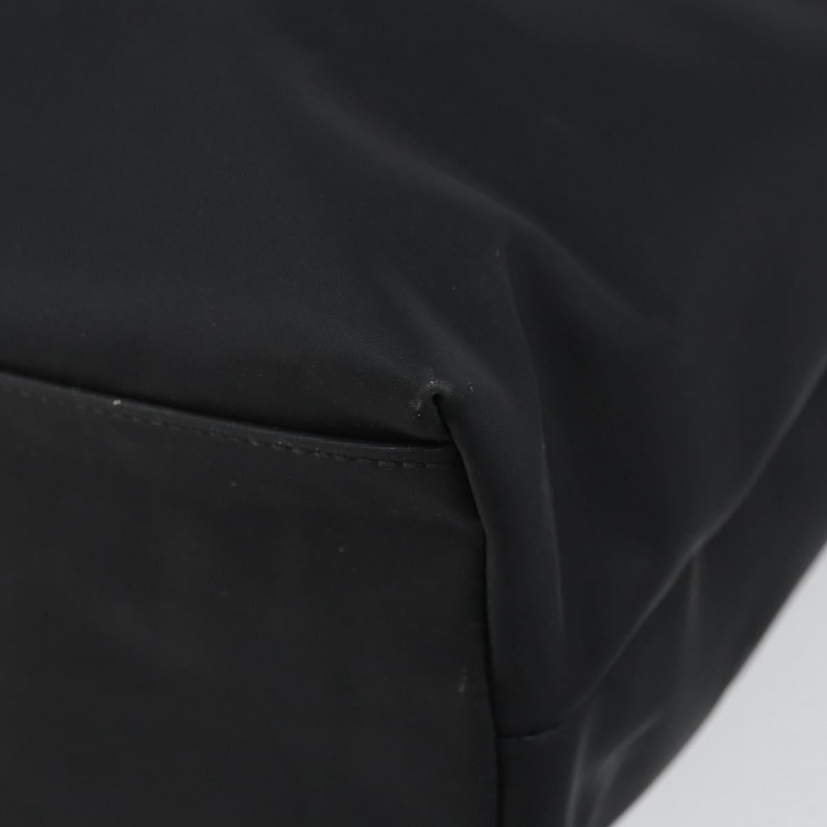 Salvatore Ferragamo Gancini Tote Nylon, BLACK, NYLON, Tote bag