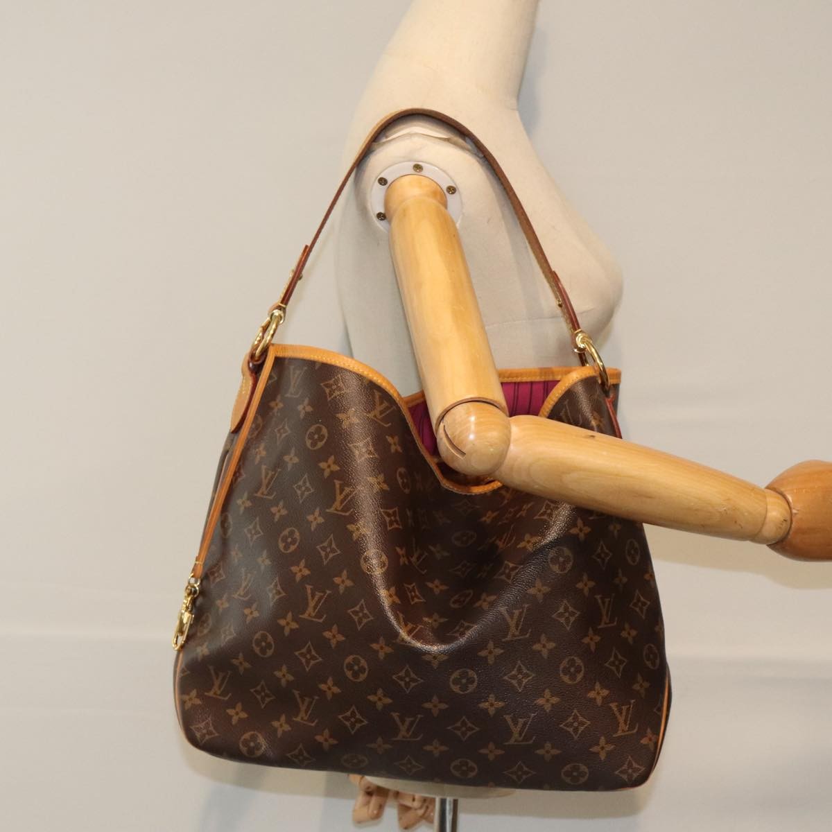 Louis Vuitton Delightful NM Handbag Monogram Canvas, BROWN, CANVAS, Shoulder bag