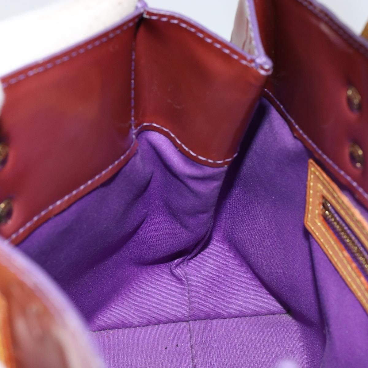 Louis Vuitton Reade Handbag Monogram Vernis, PURPLE, PATENT_LEATHER, Handbag