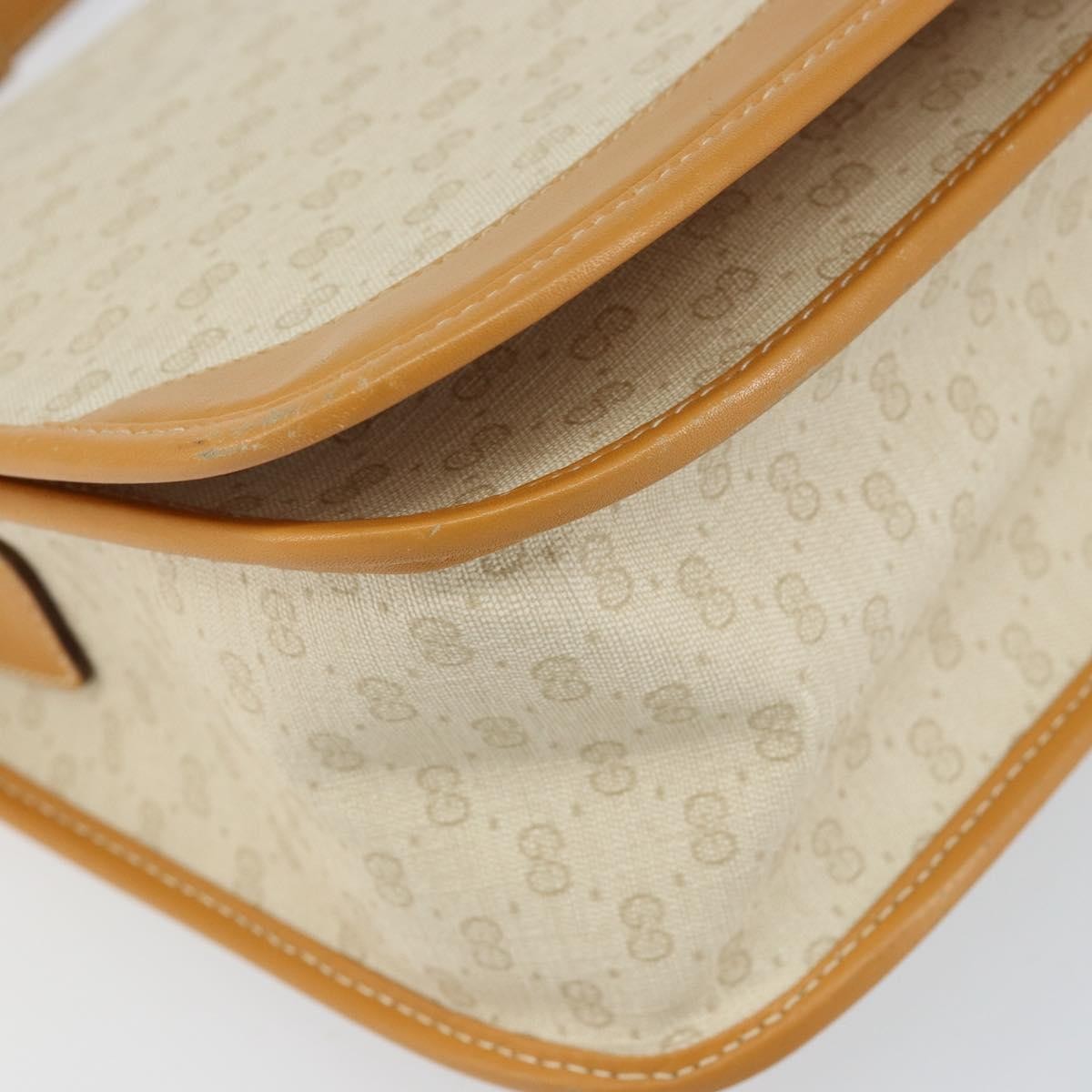 Gucci Vintage Web Sherry Line Handbag Micro GG Canvas, BEIGE, CANVAS, Shoulder bag