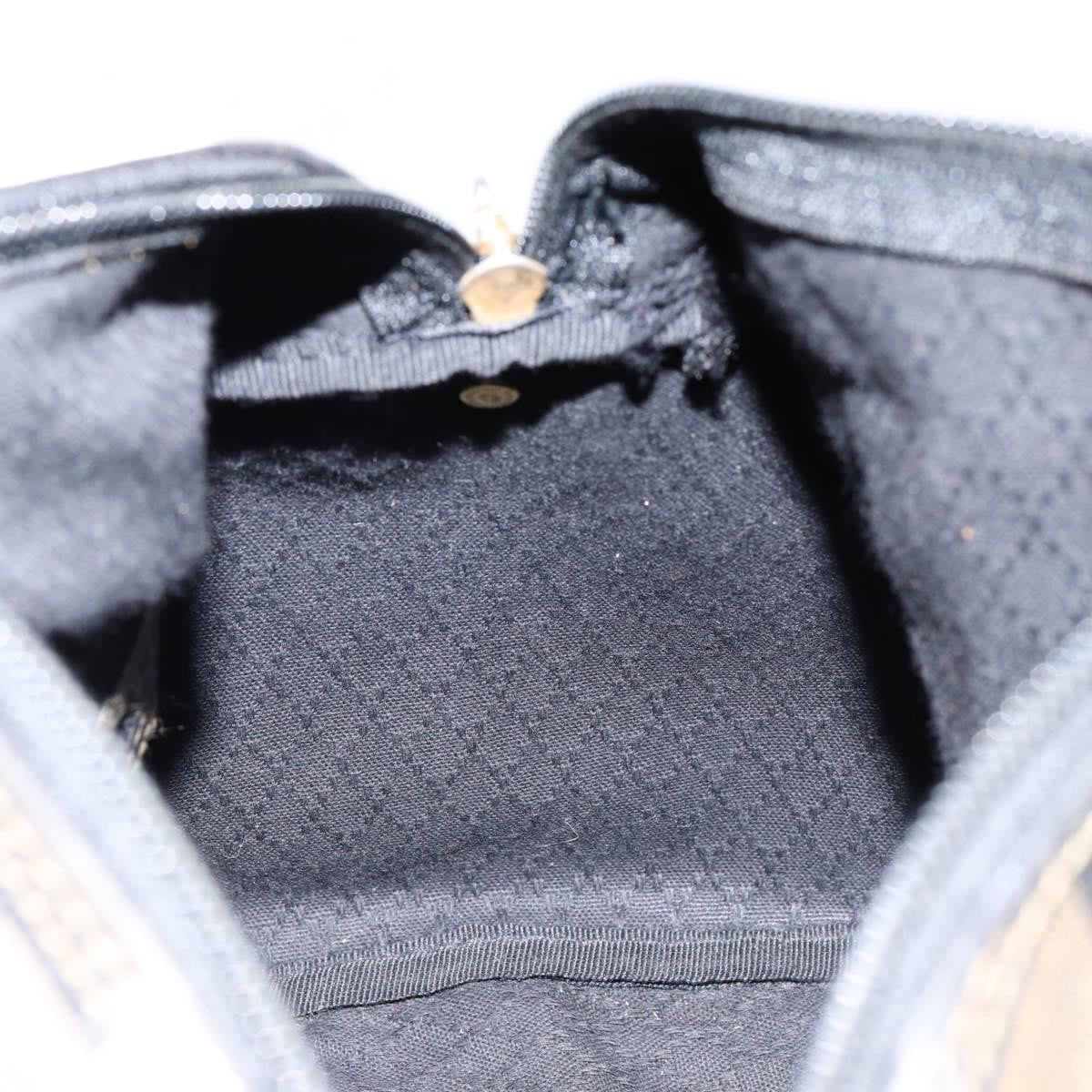 Fendi Vintage Pequin Boston Bag Coated Canvas, BROWN, CANVAS, Handbag