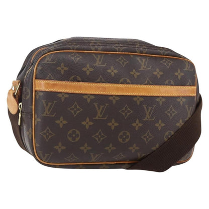 Louis Vuitton Reporter Bag Monogram Canvas, BROWN, CANVAS, Shoulder bag
