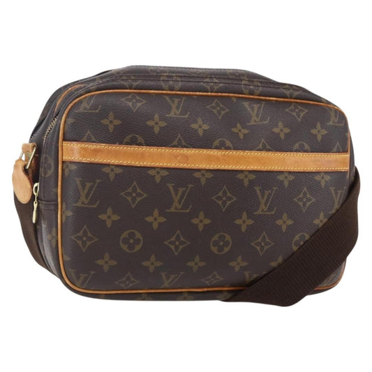 Louis Vuitton Reporter Bag Monogram Canvas, BROWN, CANVAS, Shoulder bag