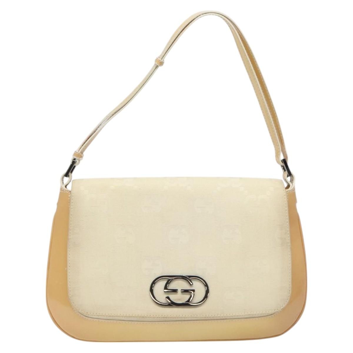 Gucci GG Canvas Bag Canvas, BEIGE, CANVAS, Shoulder bag