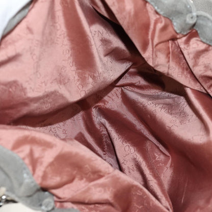 Stella McCartney Falabella Fold Over Bag Faux Leather, GRAY, POLYESTER, Shoulder bag