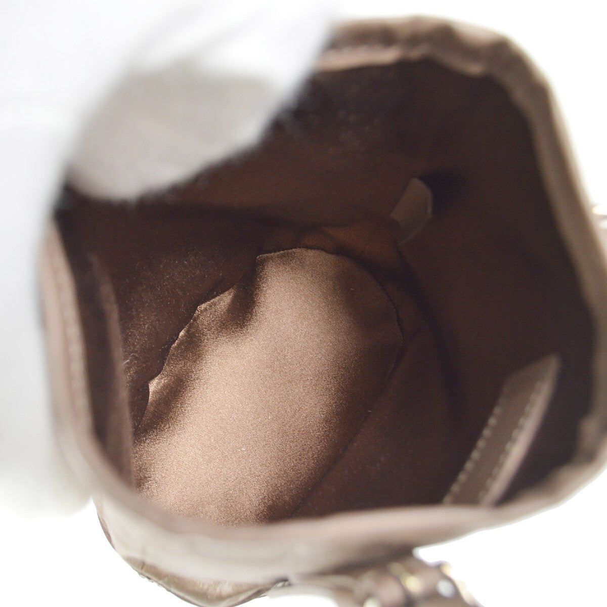 Louis Vuitton Bucket Bag Monogram Satin, BROWN, SATIN, Handbag