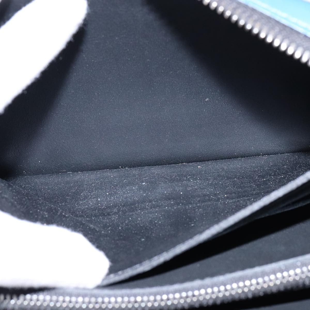 Louis Vuitton Organiser Atholl Leather, BLUE, LEATHER, Wallets