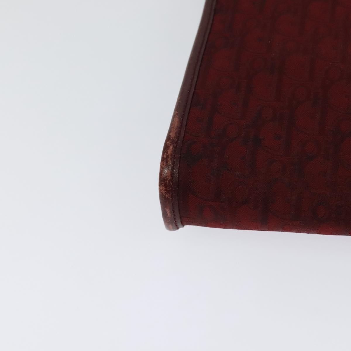 Christian Dior Vintage Trotteur Chain shoulder bag Canvas, RED, CANVAS, Shoulder bag