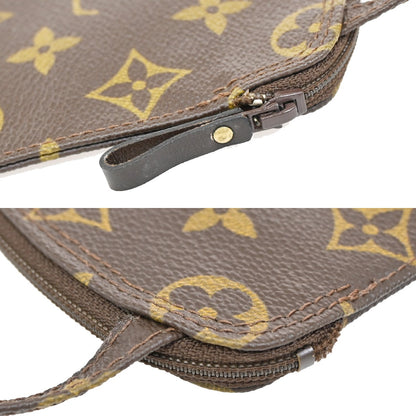 Louis Vuitton Pochette Secret Monogram canvas, BROWN, CANVAS, Clutche & pouche